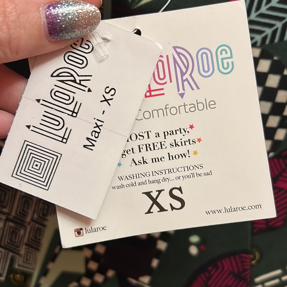 LuLaRoe Maxi Skirt size XS - Picture 2 of 3